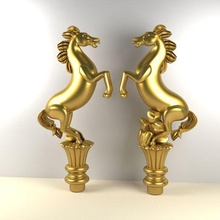 3d cavallo file arte animale Stampa cnc decorare narghilè 3d print model - Mito3D
