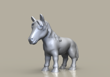 3d Pferd Modell funko Pop Benutzerdefiniert 3d print model - Mito3D