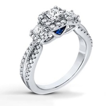 3d jewelry cad model beautiful wedding ring engagement stl 3d print model - Mito3D