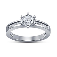 3d jewelry cad model beautiful wedding ring stl engagement 3d print model - Mito3D