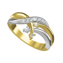 3d gioielli modello cad bellissimo anello di nozze jcd formato stl Modello fidanzamento 3d print model - Mito3D