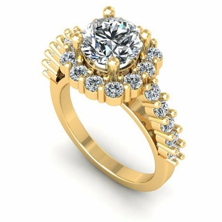 3d Schmuck Ring Modell 708 stl cad Geschenke Geschenk Jahrestag Diamant Silber Gold Rose 3d print model - Mito3D
