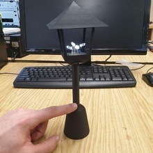 3d lantern home garden lamp light fashion design latern 3d print model - Mito3D