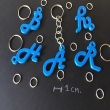 3d lettres trousseau de plus gadget 3dletter 3dletters pendentif la décoration mots clés les gadgets un polices langue signe symbole lettre stlfile 3dmodel 3dprint alphabet des police texte 3d print model - Mito3D