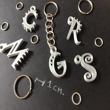 3d lettres trousseau de plus gadget 3dletter 3dletters pendentif la décoration mots clés les gadgets un polices langue signe symbole lettre stlfile 3dmodel 3dprint alphabet des police texte 3d print model - Mito3D