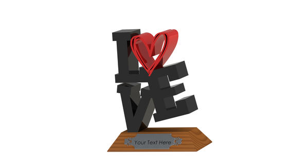 3d amore statura coppie regalo arte San Valentino giorno gifr migliore fidanzata trothey 3d print model - Mito3D