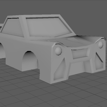 3d low poly coche juego maya baja poli 3d print model - Mito3D