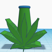 3d de la marijuana embout cachimba art buse narguilé shisha bong 3d print model - Mito3D