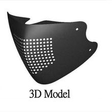 3d Maske 2 Art Schutzmaske Covid 3d print model - Mito3D