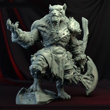 3d miniature sculpture - printable 3d print model - Mito3D