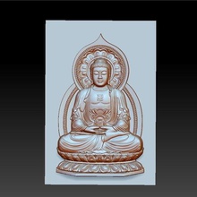 3d model buddha art statue sculpture cnc artcam bas-relief zen oriental china guanyin kwan-yin japan thailand mythical asia 3d print model - Mito3D