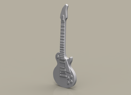 3d Modell elektrisch Gitarre 3d print model - Mito3D