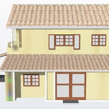 Modello 3d di casa rancore architettura horror giapponese film 3d print model - Mito3D