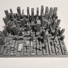3d model manhattan tile 32 architecture new york empire state cityscape scyscrapers buildings landscape art city 3d print model - Mito3D