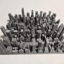 3d model manhattan tile 33 architecture new york empire state cityscape scyscrapers buildings landscape art city 3d print model - Mito3D