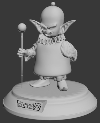 3d model of pilaf - dragon ball game 3d print model - Mito3D