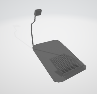 3d model relaxation mat smartphone holder phonesxcults 3d print model - Mito3D