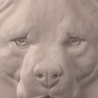 3d modelo stl cnc Arquivo pitbull pingente cão colar joalheria animal 3d print model - Mito3D