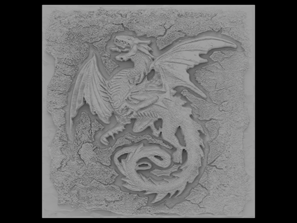 3d model stl file cnc router laser & 3d printer dragon game thrones Art dragon game of thrones  3d print model - Mito3D