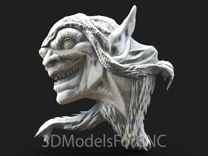 3d model stl file cnc router laser & 3d printer goblin Art model goblin male monster  3d print model - Mito3D