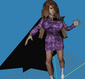 3d model super hero woman character 3d print model - Mito3D
