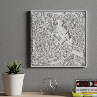 3d model vienna austria Architecture home art city miniature cityscape map 3d print model - Mito3D