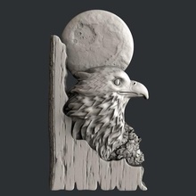 3d models eagle art bird artcam aspire vcarve magic fusion 3d print model - Mito3D