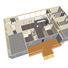 3d-Modelle Ihr zu Hause Architektur 3d print model - Mito3D