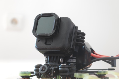 3d mount vertical horizontal gopro hero 11 mini fpv drone print model cinematic hobby diy 3d print model - Mito3D