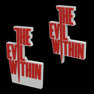 3d multicolorido logotipo placa variações Horror vídeo jogos jogador Bruxas assustador morto morte 3d print model - Mito3D