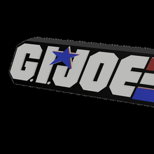 3d Mehrfarbig Logo Zeichen gi Joe 3d print model - Mito3D