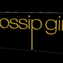 3d multicolor logo sign - gossip girl 3d print model - Mito3D