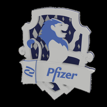 3d multicolor logo sign - gryffindor pfizer
