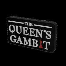 3d multicolor logo sign - queen's gambit 3d print model - Mito3D