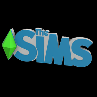 3d Mehrfarbig Logo Zeichen sims Spieler Gaming Video Spiel Simulation Zuhause Haus Haushalt Familie 3d print model - Mito3D