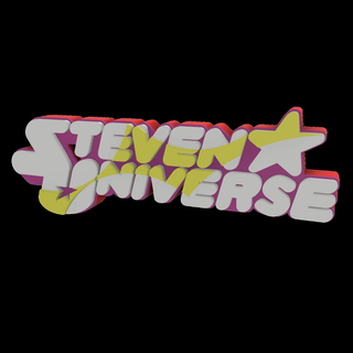 3d multicolor logo firmar Steven universo cn dibujos animados niños animado granate perla amatista 3d print model - Mito3D