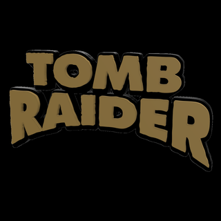 3d multicolor logo sign - tomb raider original video game 3d print model - Mito3D
