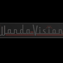 3d multicolor logo sign - wandavision 3d print model - Mito3D