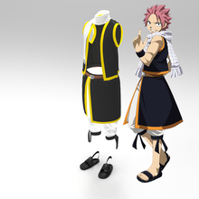 3d natsu dragneel clothes fashion cloth clothing character human body weapon furniture vehicle sword gun car poly stylized food animal tree anime cartoon 3d print model - Mito3D
