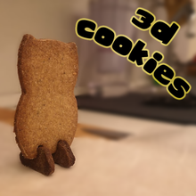 3d hibou biscuits outil coupeur biscuit pochoir Biscotti 3d print model - Mito3D