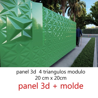 3d panel plate gypsum bamboo architecture house design decoration 3d print model - Mito3D