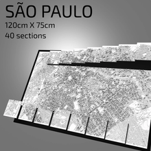 3d Paulo dijital Dosyalar stl dosya harita Kent Sanat basılı dönüm noktası model ufuk çizgisi mimari 3d print model - Mito3D