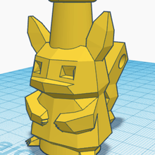 3d pikachu cachimba de l'embout buccal art la buse narguilé shisha bong 3d print model - Mito3D