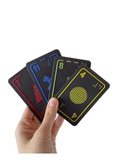 3d jugando tarjetas braille letras cubierta visual discapacidad niños inclusión colores juego juegos tablero 3d print model - Mito3D