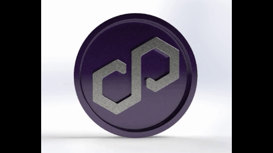 3d polígono moneda eth btc imprimible cyrpto monedas bitcoin dux 3d print model - Mito3D