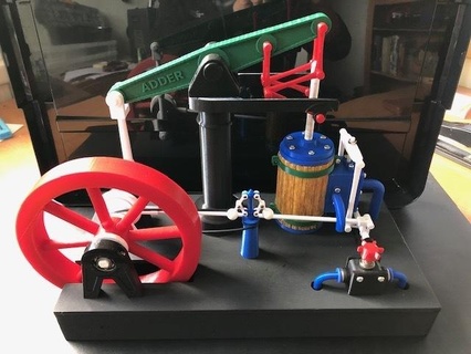 3d print beam engine engineering air engines 3d print engineering model engineering  3d print model - Mito3D