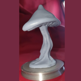 3d Stampa file stl scultura naturalista fungo 3d print model - Mito3D