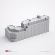 3d Yazdır minyatür bina rb sp md 004 mimari yazdırılabilir model ev Kent kentsel stl 3dprint 3dmodel yapı pencere Sanayi dış modüler 3dasset kapı sokak 3d print model - Mito3D