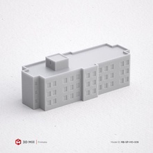 3d Yazdır minyatür bina rb sp md 009 mimari yazdırılabilir model ev Kent kentsel stl 3dprint 3dmodel yapı pencere Sanayi dış modüler 3dasset kapı sokak 3d print model - Mito3D