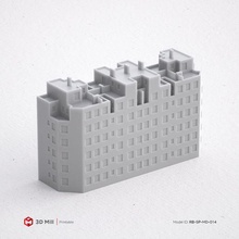 3d Yazdır minyatür bina rb sp md 014 mimari yazdırılabilir model ev Kent kentsel stl 3dprint 3dmodel yapı pencere Sanayi dış modüler 3dasset kapı sokak 3d print model - Mito3D